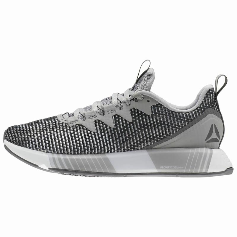 Reebok Fusion Flexweave® Bežecké Tenisky Damske - Siva/Tmavo Siva/Biele LQ4515QG